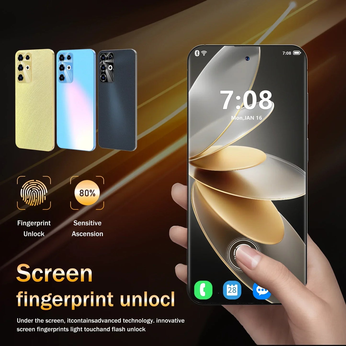 📱 Revo 12 Pro – Fusion Parfaite de Style & Technologie